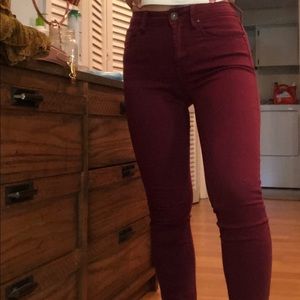 Maroon pacsun jeans